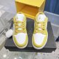 Replica Jordan Kids - Jordan 1 Low "White/Pollen" sneakers