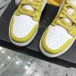 Replica Jordan Kids - Jordan 1 Low "White/Pollen" sneakers