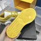 Replica Jordan Kids - Jordan 1 Low "White/Pollen" sneakers