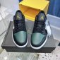 Replica Jordan Kids - Air Jordan 1 Low "Green Toe" sneakers