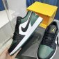 Replica Jordan Kids - Air Jordan 1 Low "Green Toe" sneakers