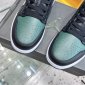 Replica Jordan Kids - Air Jordan 1 Low "Green Toe" sneakers