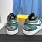 Replica Jordan Kids - Air Jordan 1 Low "Green Toe" sneakers