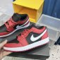 Replica Jordan Kids Air Jordan 1 Low GS "Black / Very Berry" Shoes