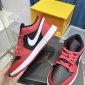 Replica Jordan Kids Air Jordan 1 Low GS "Black / Very Berry" Shoes