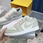 Replica Nike Women's Jordan 1 Low Se Light Iron Sneakers Shoes