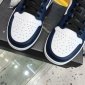 Replica Air Jordan 1 Low G Golf Shoe, White/Navy