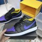 Replica Men's Air Jordan 1 Low Shoes in Black