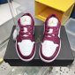 Replica Jordan Mens Jordan 1 Low Cardinal Red