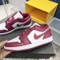 Replica Jordan Mens Jordan 1 Low Cardinal Red