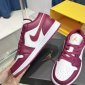 Replica Jordan Mens Jordan 1 Low Cardinal Red