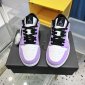 Replica NEW Nike Air Jordan 1 Low SE Violet Shock Black White