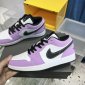 Replica NEW Nike Air Jordan 1 Low SE Violet Shock Black White