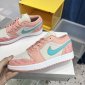 Replica Womens Air Jordan 1 Low "Light Madder Root" Shoes