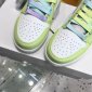 Replica Womens Air Jordan 1 Low SE "Limelight" Shoes