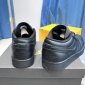 Replica Men's Air Jordan 1 Mid Shoes in Black