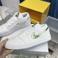 Replica Nike Air Jordan 1 Low Se White Metalic Gold