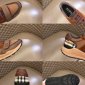 Replica Burberry Men's Arthur Grip Strap Nylon Low-Top Sneakers, Dark Mocha, Men's, 42 Eu (9d Us), Sneakers & Trainers Low-Top Sneakers