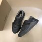 Replica Burberry Men's Ramsey Low-Top Sneakers - Dark Charcoal Blue - Size 13