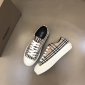 Replica Burberry - Vintage Check bouclé low-top sneakers - women - Sheepskin/Polyamide/Cotton/Wool/Sheepskin/Polyurethane/Polyester/Rubber - 40 - Brown