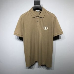 Tipped Polo Shirt in Neutral M