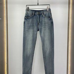 AKOO Men's Oxford Denim Slim Fit Jean Pants