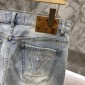 Replica Blue Colored Side Zipper Jeans