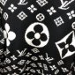 Replica Louis Vuitton Sweatshirt ALL Logo Cotton in Black