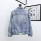 Replica Off-White Jacket Jeans Water Wash in Blue