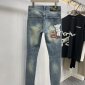 Replica God's Masterful Children - ripped embroidered slim-fit jeans