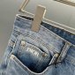 Replica Men's Destroyed Jeans With Keychain