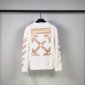 Replica Off-White Hoodie Degradé Arrows in White