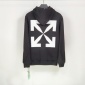 Replica Off-White Hoodie Degradé Arrows in Black