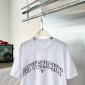 Replica Givenchy College T-Shirt In Cotton - White/Black