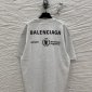 Replica Men's Balenciaga x WFP 1st Generation Crossover Printing Logo Round Neck Pullover Short Sleeve Black (Gift Recommend/Gift to Boyfriend) 612966THV84100