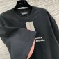 Replica Men's Balenciaga x WFP 1st Generation Crossover Printing Logo Round Neck Pullover Short Sleeve Black (Gift Recommend/Gift to Boyfriend) 612966THV84100