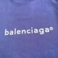 Replica Men's Balenciaga SS21 Logo Printing Alphabet Short Sleeve Blue (Gift Recommend/Gift to Boyfriend) 612966TIV545400