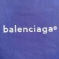 Replica Men's Balenciaga SS21 Logo Printing Alphabet Short Sleeve Blue (Gift Recommend/Gift to Boyfriend) 612966TIV545400