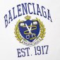 Replica Balenciaga College Tee Est 1917 Crest Logo T Shirt