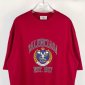 Replica New Balenciaga College Crest Logo T-Shirt Navy Size XS $575