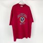 Replica New Balenciaga College Crest Logo T-Shirt Navy Size XS $575