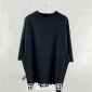 Replica Men's Balenciaga Running Pattern Printing Logo Loose Short Sleeve Black (Loose Fit/Gift Recommend/Gift to Boyfriend) 641614TJVK61070 US S