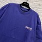 Replica Balenciaga | Women Political Logo Cotton Over T-shirt Blue Xs