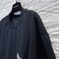 Replica Balenciaga Oversized Embroidered Cotton-jersey T-shirt - Women - Black Tops - XL