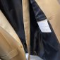 Replica Prada Jacket Single-breasted pinstriped wool