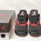 Replica Air Jordan 4 Red Thunder  Release