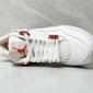 Replica Air Jordan 4 Retro GS "Metallic Red White