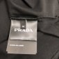 Replica Prada T-shirt Oversized printed cotton in Black