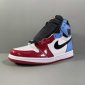 Replica WpadcShops - TOP Quality LJR Bubble Jordan 1 Nike Air Bubble Jordan 1 Low Triple White