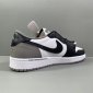 Replica Nike Youth Dunk Low DH9764 001 Black White Metallic - Size 6.5Y